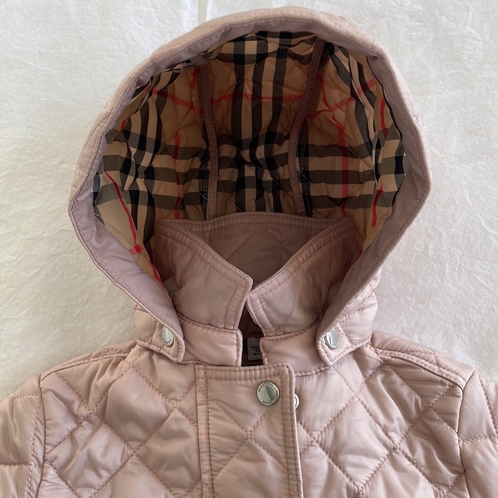 Burberry Pink Quilted Jacket - Picture 9 of 12